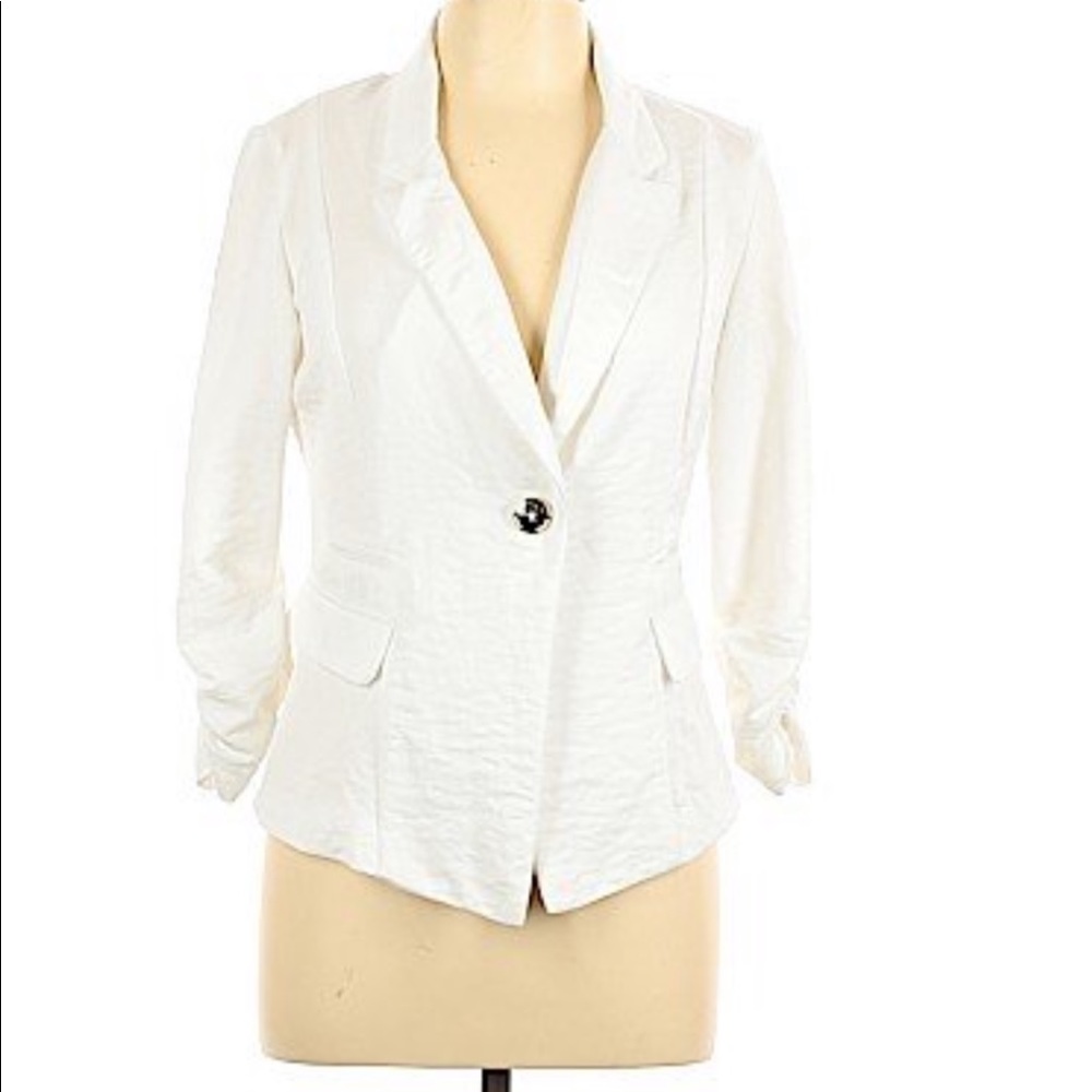 Charlotte Russe white blazer